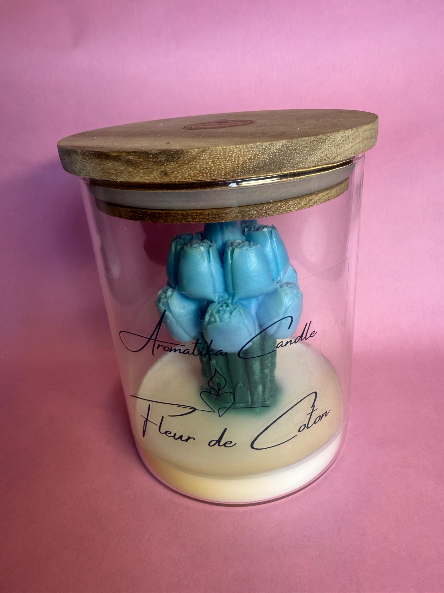 Bougie fleuri 150gr