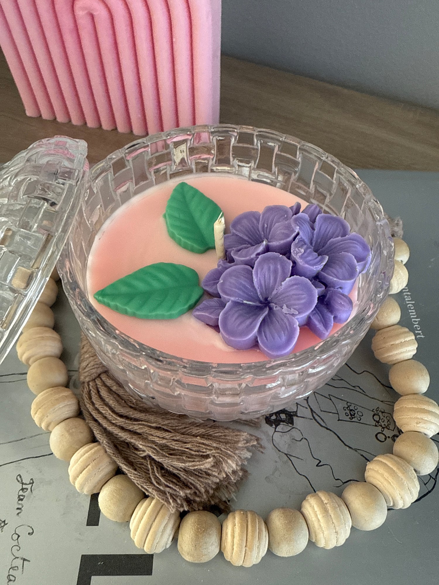 Bougie coulée
