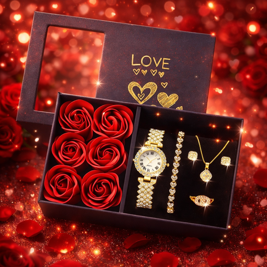 Coffret montre et bijoux