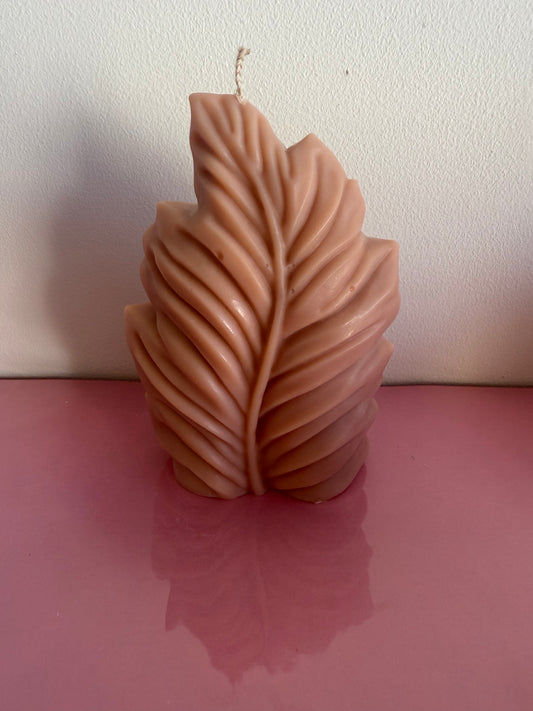Bougie plume-feuille 370gr
